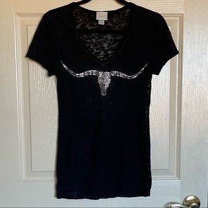 Black Sheer T-shirt